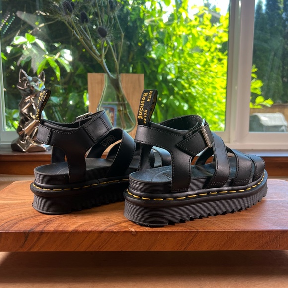 COPY - Doc Martens Blaire 3 Strap Sandal Black Hydro wns 36 - Picture 3 of 9